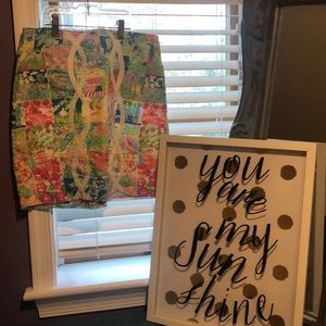 🍑Lilly Pulitzer State of Mind Skirt🍑